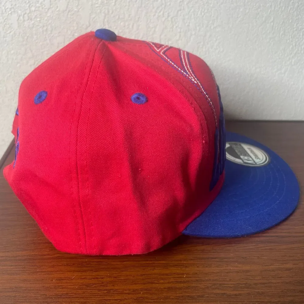 Los Angeles basketball Clippers structured SnapBack red blue cap‎ hat streetwear
